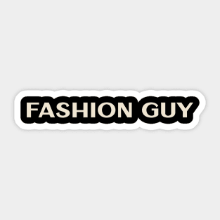 Fashion Guy That Guy Funny Sticker